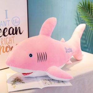 CNAIFE2 Cut Birthday Present Cartoon Plush Doll Sleeping Pillow Decorate Pillow Cushion Stuffed Animal Doll Giant Shark Plush Toy Shark Stuffed Toys