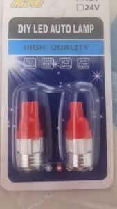 Motorcycle LED Parking Light/Flasher/Conical Bulbs Pair (2 Pcs)