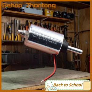 Behoo 1 Piece DIY Fingerprint Lock DC 7.4V 9V 12V Mini Round 10MM Cylinder Suction Push-Pull Type Linear Solenoid Electromagnet