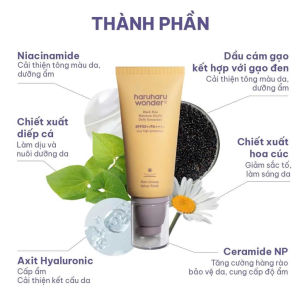 Kem chống nắng HARUHARU WONDER 50ml Bảo Vệ Tối Ưu Với SPF50+ PA++++