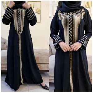 NEW MUMTAAZ GALERI PROMO GAMIS WANITA PREMIUM JETBLACK ARABIAN SHOFA