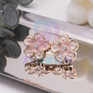 AU. Fashion Flower Tighten Waist Buckle Pins Waist Clip Adjustable Snap Detachable 1 Set