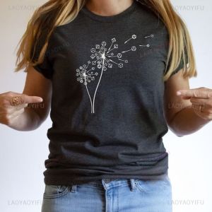 [Local Stock] VCC Dandelion Flower Design DnD Dungeons and Dragons T Shirt Funny RPG Game Dice Graphic Printed T-shirt Casual Fashion Clothing