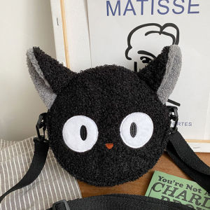 ELACCENT กระเป๋าสะพายข้าง กระเป๋าสะพาย หญิง กระเป๋าสะพายไหล่แฟชั่นสำหรับเด็กกระเป๋าคนส่งเอกสารผ้ากำมะหยี่น่ารัก กระเป๋า ผญแฟชัน