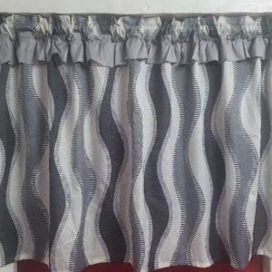 Curtains For Door window half bromley gray
