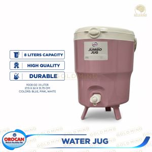 Orocan Water Jug 8 Liters Koolit Jumbo Water Jug - Gold Mind Everyday Low Price