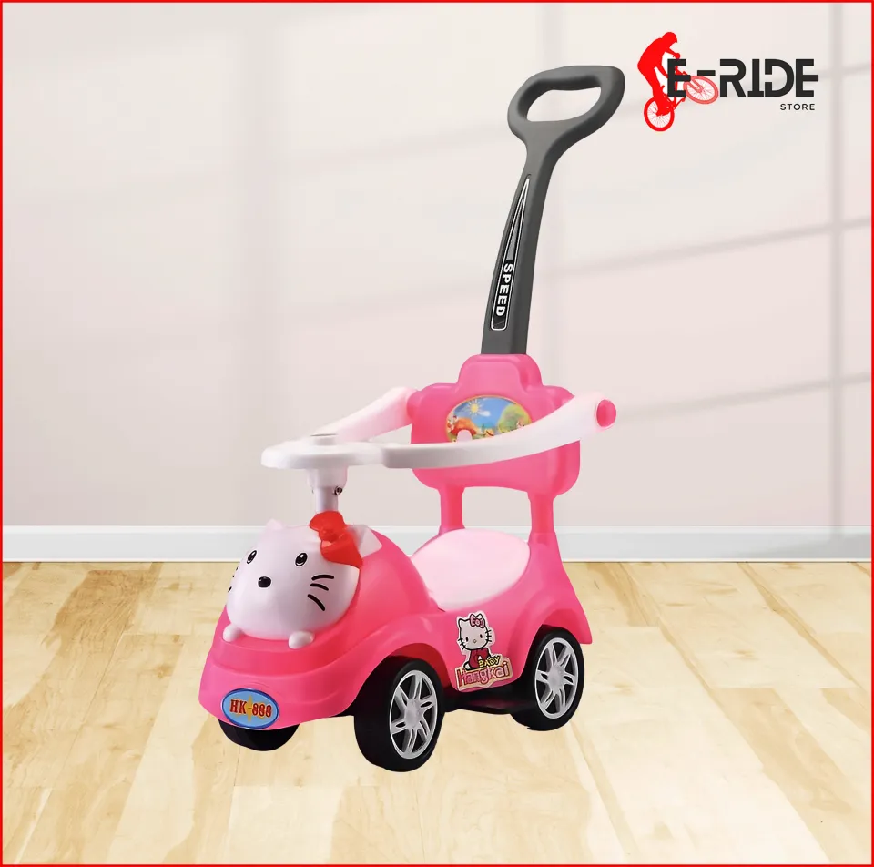 3-In-1 Push Car Walker Stroller Kereta Budak Ride On Car