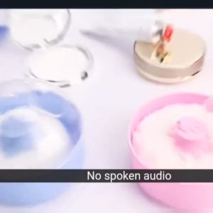 Baby Powder Container with Powder Puff Soft & Safe for Baby