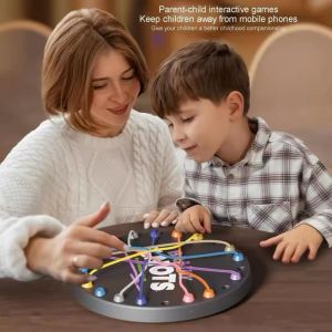 Board Game Breaking The Rope Challenge Logic Training Puzzle Toy Childrens Rope Decryption Game