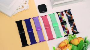 Braided Magnetic Clasp Bands for Kids Watch 38/40/41/42/44/45/46mm    Elastic Stretchy Strap Compatible with iWatch Series 11 10 9 8 7 6 5 4 3 2 1 SE3 SE2 SE Girls Boys Small Wrist