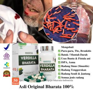Obat Batuk Darah Ampuh Verdilla Bharata Obat Sinusitis Paru-Paru TBC Bronkitis Original