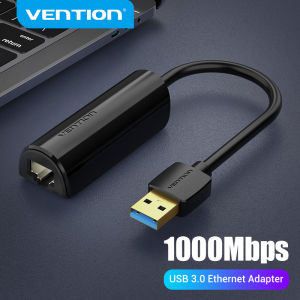 Vention USB 3.0 to Lan Gigabit Adapter 1000Mbps USB 2.0 100Mbps Network Card to RJ45 Lan for Win7 Win8 Win10 Laptop Nintendo Switch MacBook Notebook USB 3.0 to Ethernet Adapter