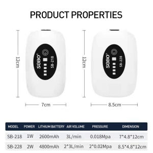 [In Stock] N-Power Aquarium Filter for Fish Tank Aquarium Oxygen 4800mAh Battery Life Silent Double Outlet