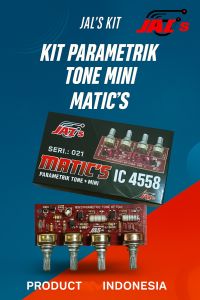KIT PARAMETRIK TONE MINI MATICS IC 4558 - JAL’s ELEKTRONIK