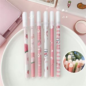 MMLUCK Kawaii Cho Trẻ Em Màu xanh Phim hoạt hình 0.5mm Bấm Bút Sinh viên Bút Trung tính Bút Xóa Được Gel Bút Bút xóa được