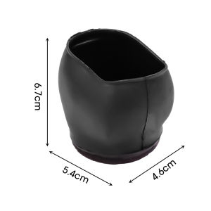 6/4/1 Miếng bọc chân ghế Ròng Rọc Vỏ bảo vệ bánh xe ghế xoay con lăn ghế văn phòng chống đệm chống trượt bánh xe phổ quát ghế ngồi bánh xe cố định