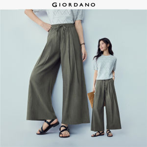 Giordano Women Women Pleated Casual Pants Free Shipping 18416003