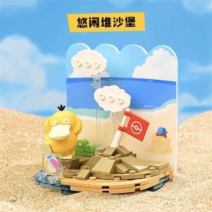 keeppley Pokémon succulent series potted building blocks Pikachu keeppley 积木花多肉盆栽宝可梦皮卡丘小火龙拼装模型摆件玩具礼物