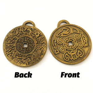 Feng Shui Lucky Charm Money Amulet Good For Wealth Business Blessed Lucky Coins Pendant Home Decor