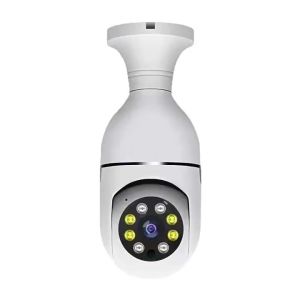 2025 Light Bulb Monitoring   Household 2.4GWiFi Indoor Panoramic Night Vision Mobile Phone Remote Camera Wireless Bulb Monitoring hgh