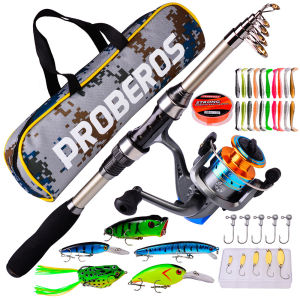 Sea Fishing Rod Set Fishing Rod Bag 1.8M/2.1M Combination Carbon Fiber Sea Fishing Rod Sea Rod
