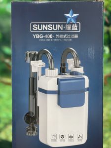 LỌC TREO SUNSUN YBG 600 cho bể cá cảnh có hút mặt hút đáy và chỉnh lưu lượng