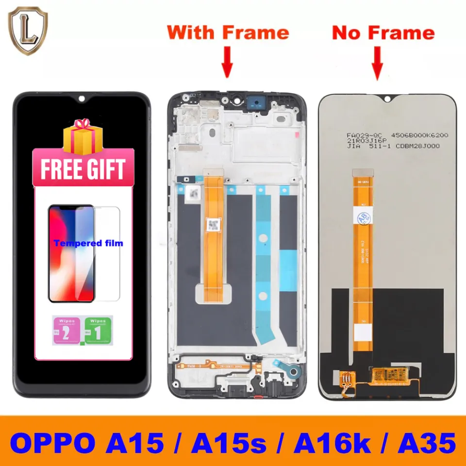 100% Tested Original LCD For Oppo A16K / A15 / A15s / A35 LCD