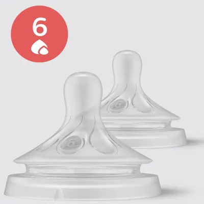 Philips Avent Natural Response Nipple 6 Flows (Promo)