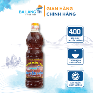 Nước Mắm Chắt Cá Cơm Ba Làng TH 400 Năm Truyền Thống 800ml
