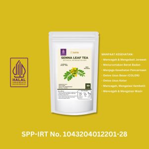 Teh Daun Senna Leaf Tea Zhafira | Detox Usus Kotor | Daun Senna Membersihkan Usus