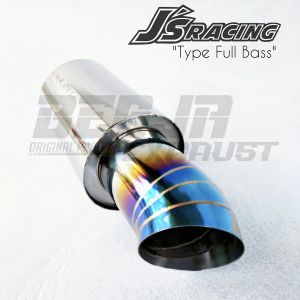 KNALPOT MOBIL CONCH TYPE JS RACING BLUE FIRE SUARA GAHAR FULL BASS