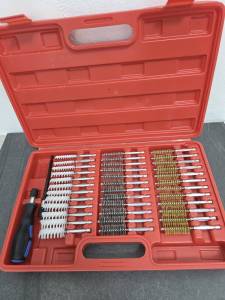 NASHI ชุดแปรงทำความสะอาดร่องหัวฉีด ขนาด2หุน ชุดแปรงทองเหลือง ไนล่อน 38ชิ้น ส่งเร็ว ภายใน 48ชม