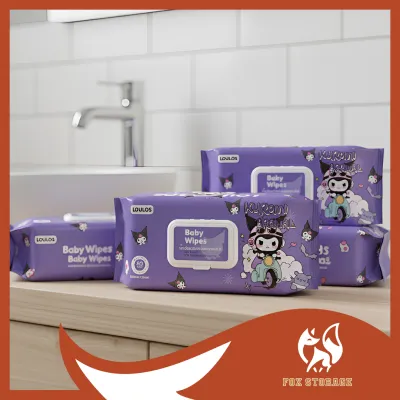 Tisu Basah Bayi 80 Keping 80片 可爱婴儿湿巾 无酒精 低敏配方 新生儿适用 Baby Wipes Alcohol Free Hypoallergenic for Newborns Wet Wipes Wet Tissue