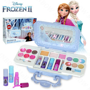 เครื่องสำอางเด็ก ชุดแต่งหน้าของเล่นเด็กผู้หญิง ของเล่นเด็กผญ ปลอดสารพิษ ลายเจ้าหญิงเอลซ่