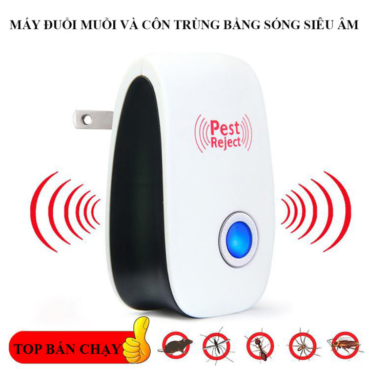 Máy đuổi côn trùng, chuột, muỗi, dán... bằng sóng siêu âm IC giúp xua đuổi triệt để các loại côn trùng một cách hiệu quả và an toàn cho sức khỏe. Bảo hành 12 tháng, lỗi đổi mới 7 ngày nhận sản phẩm.