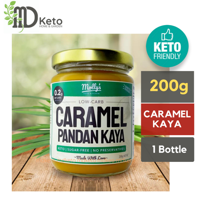 [MD Keto] Molly keto Kaya butter 200g Natural, Low Carb Diet, LCHF Keto
