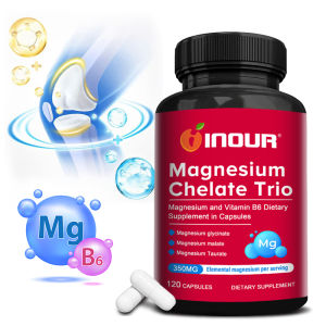 Magnesium Chelate Trio 350mg Capsules with Glycinate Malate Taurate + Vitamin B6