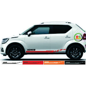 CUTTING STICKER MINIMALIS MOBIL SUZUKI IGNIS CUTTING STIKER LIS BODY SAMPING