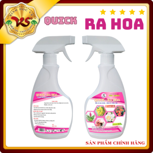 Kích Ra Hoa - Phân Bón Lá Hữu Cơ Dạng Xịt Pha Sẵn - QUICK - Bung Hoa - Chai 500m