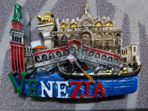 Nam châm hít tủ lạnh lưu niệm Thành phố của những kênh đào Venezia 3D siêu đẹp