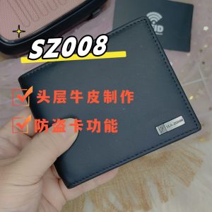 SEAZONN SZ008 WALLET COW LEATHER KULIT LEMBU SHORT WALLET FOR MEN BOY DAD BIRTHDAY GIFT GOOD QUALITY HIGHT CONDITION DOMPET PENDEK READY STOCK