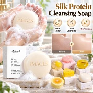 Handmade Silk Soap Bar Exfoliating Body Soap Essential Oil Bath Soap Cleanses Dirt And Dead Skin For Smooth Skin Daily Shower Soap