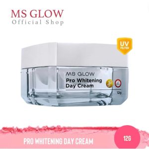 MS GLOW DAY CREAM WHITENING / PRO WHITENING DAY CREAM / SUNWHITE - Cream Pencerah Wajah Glowing Melembabkan Wajah Mengandung SPF untuk Melindungi Wajah dari Sinar Matahari Cream Pagi Ms Glow Cream Menyamarkan Noda Hitam Wajah - Day Cream Ms Glow