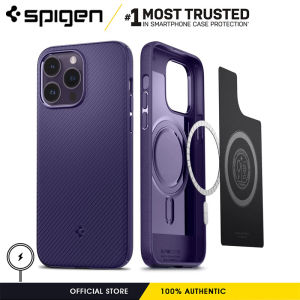 Spigen Mag Armor (MagFit) Compatible with MagSafe Designed for iPhone15 Pro Max 14 Pro/ iPhone 13 Pro Max / iPhone 14 Plus / i13 Pro Case Protective Cover | Authentic Original