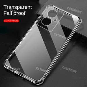 Vivo Y78 5G 2023 Clear Phone Case For Vivo Y78 5G Y78 5G VivoY78 Y 78 78Y 5G 2023 Silicone Casing Shockproof Back Cover