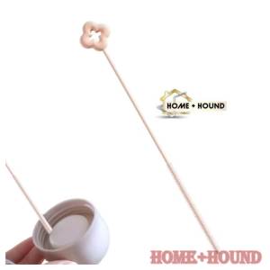 HOME+HOUND 1pc Silicone Straw Cleaner Brush Long Cleaning Brush for Tumbler Water Bottle Sippy Cup Straws