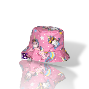 Topi Bucket Anak | Topi Anak Gambar Bolak Balik Full Print