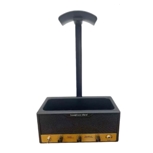 Music Lover Gift Retro Headphone Organizers With Storage Box And Pen Tray Giftable Music Accessories Holder