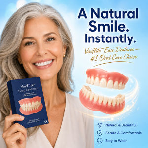 🦷 Denture Kit for Seniors: Removable Complete Denture Kit/Upper and Lower Jaw Denture Kit/High-end Custom Fit/Implant Alternative Solution [Number One Oral Care Brand] High-end Custom Full-coverage Denture Kit