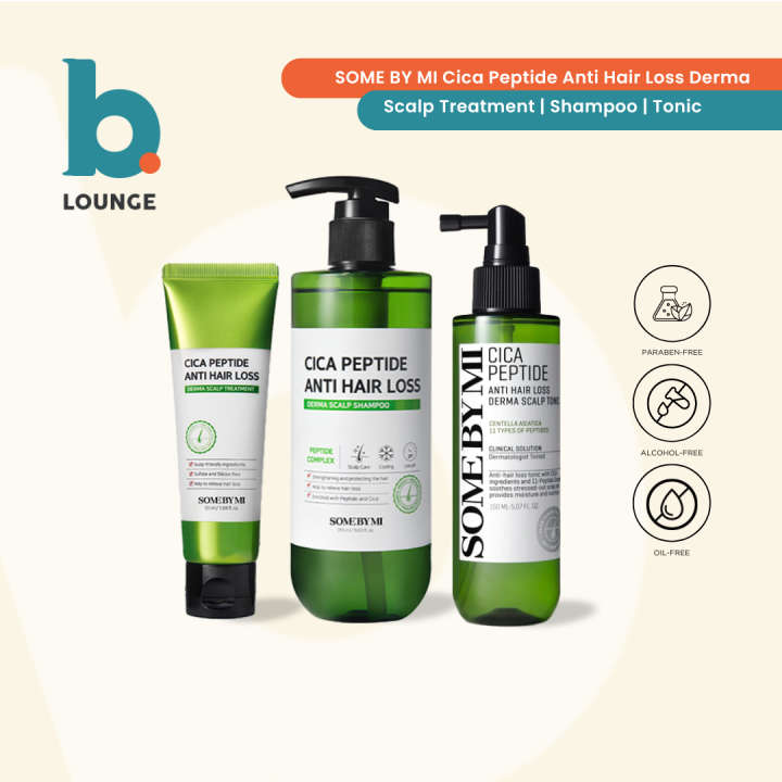 Some Shampoo SOME BY MI Cica Peptide Anti Hair Loss Derma Scalp Treatment | Shampoo ...